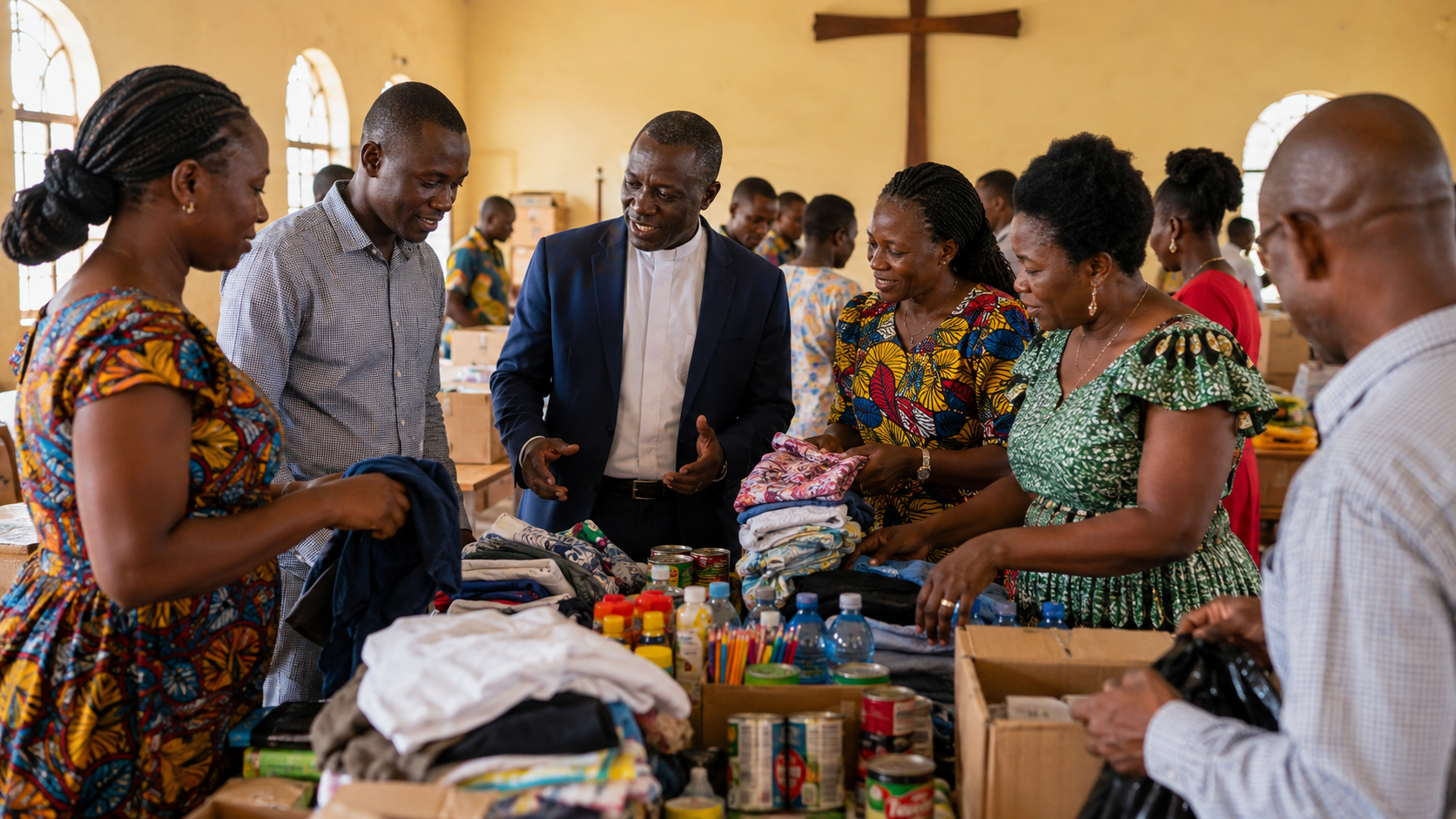 Église et communauté chrétienne solidaire à Kinshasa