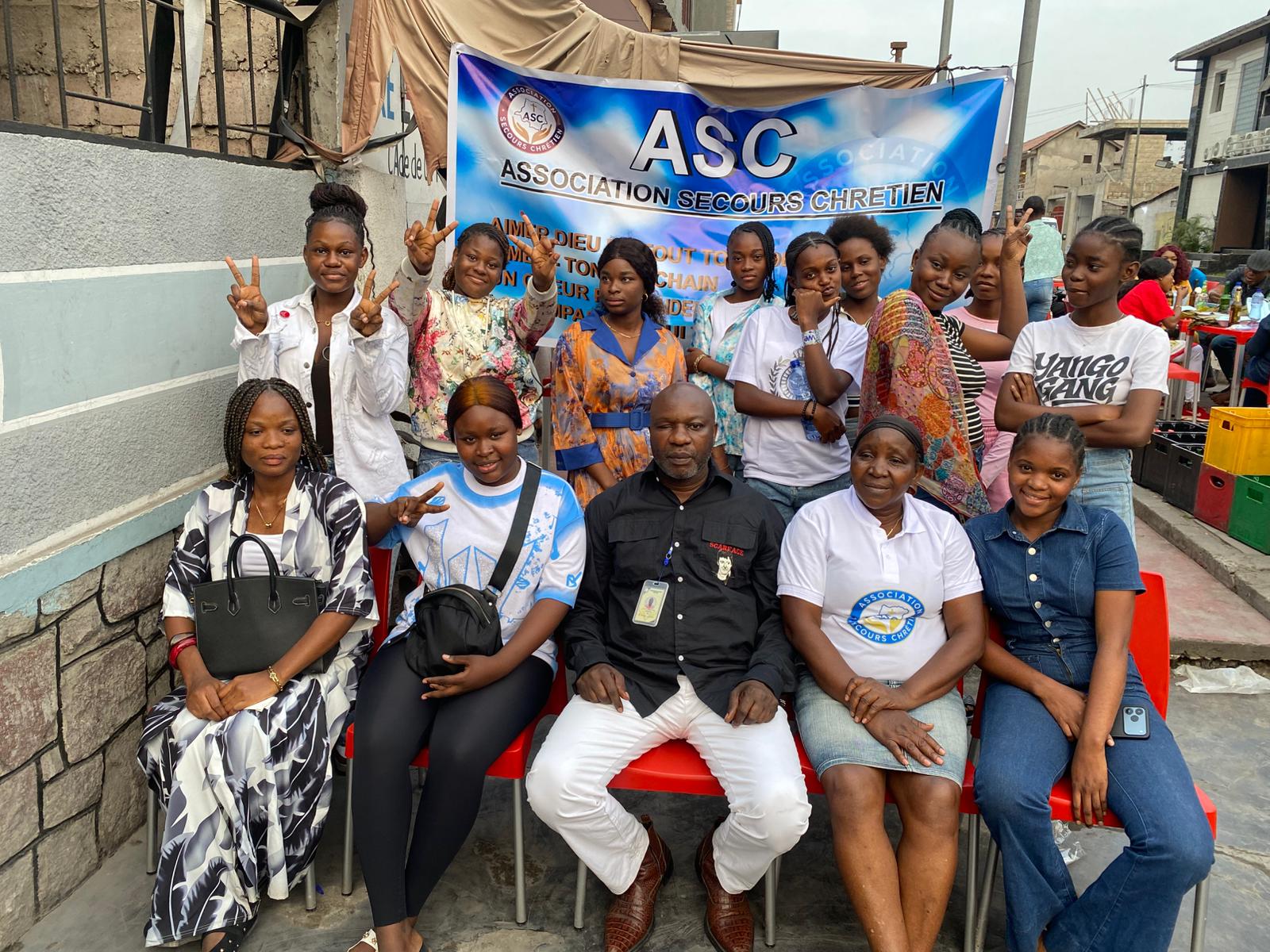 Descente de l’Association Secours Chrétien à Kasa-Vubu — réunion avec les jeunes, photo 27