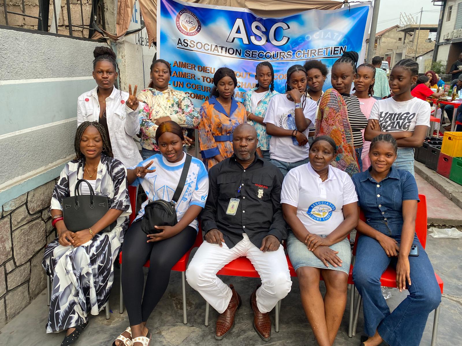 Descente de l’Association Secours Chrétien à Kasa-Vubu — réunion avec les jeunes, photo 5